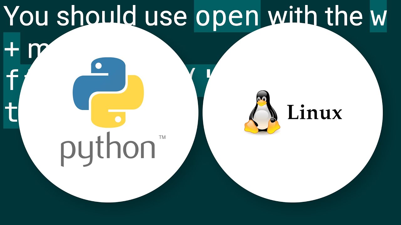 Open In Python Does Not Create A File If It Doesn t Exist YouTube Open in python does not create a file if it doesn t exist youtube
