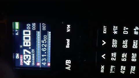 Radioamateur station ISS QSO sur 437,800 MHz 06/09/2025 (Radtel rt920)