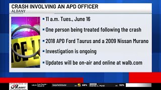 APD vehicle involved in crash, GSP investigating