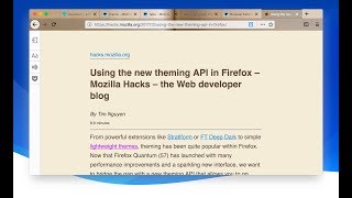 Dynamic Themes in Firefox - YouTube