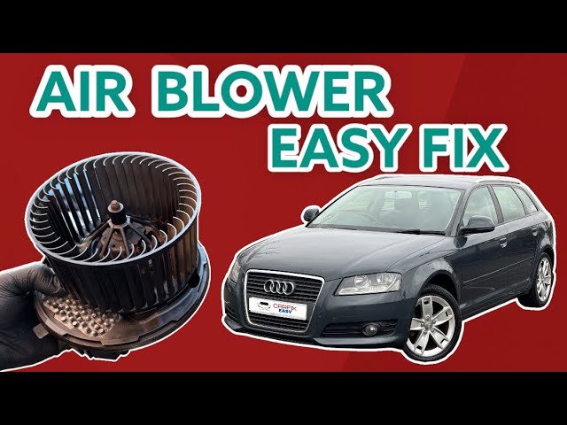 AUDI A3 8P - How To Remove Heater Control Panel Fan Air Con Switches  Removal 2004-2012 