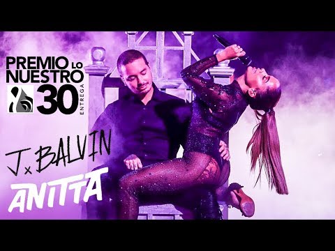 Anitta DOWNTOWN feat. J Balvin en Premio Lo Nuestro 2018 [FULL HD] 4K