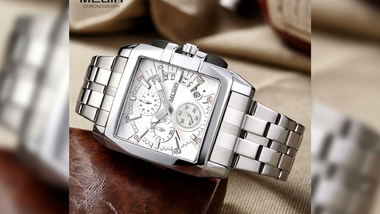 Latest Products You Must Know! MEGIR hot fashion men's business quartz watches luxury stainless st