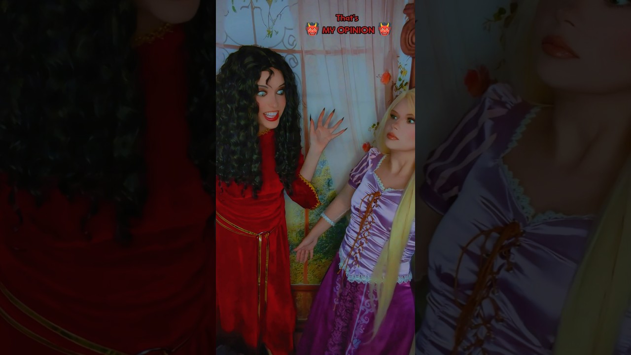 👹 That's MY OPINION 👹 | Mother Gothel & Rapunzel@nikkihatsunecosplay#cosplay | Tangled
