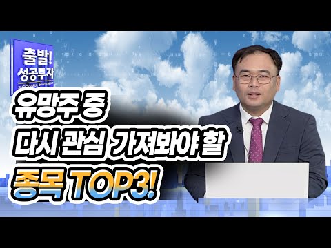 [<strong>최성환</strong> 지점장의 유망 TOP3] 유망주 중 다시 관심 가져봐야 할 종목 TOP3! / 머니투데이방송 (증시, 증권)