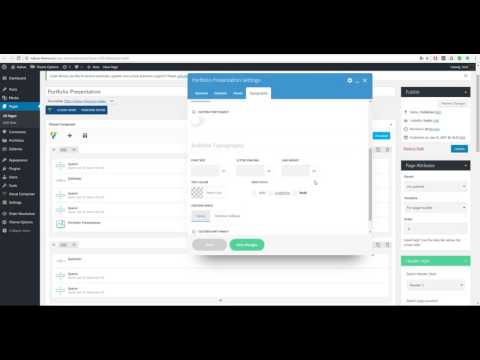 Native theme. Portfolio presentation module