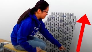*Attempting* to DEFY GRAVITY with dominoes! (Build with me!)