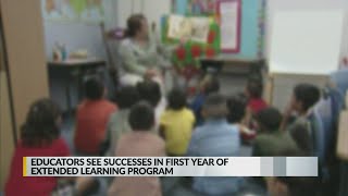 Teachers report improved test scores at extended learning schools