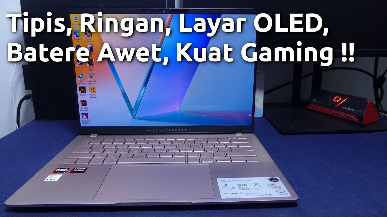 Laptop Tipis Murah Bertenaga !! Review Asus Vivobook S 14 OLED M5406KA