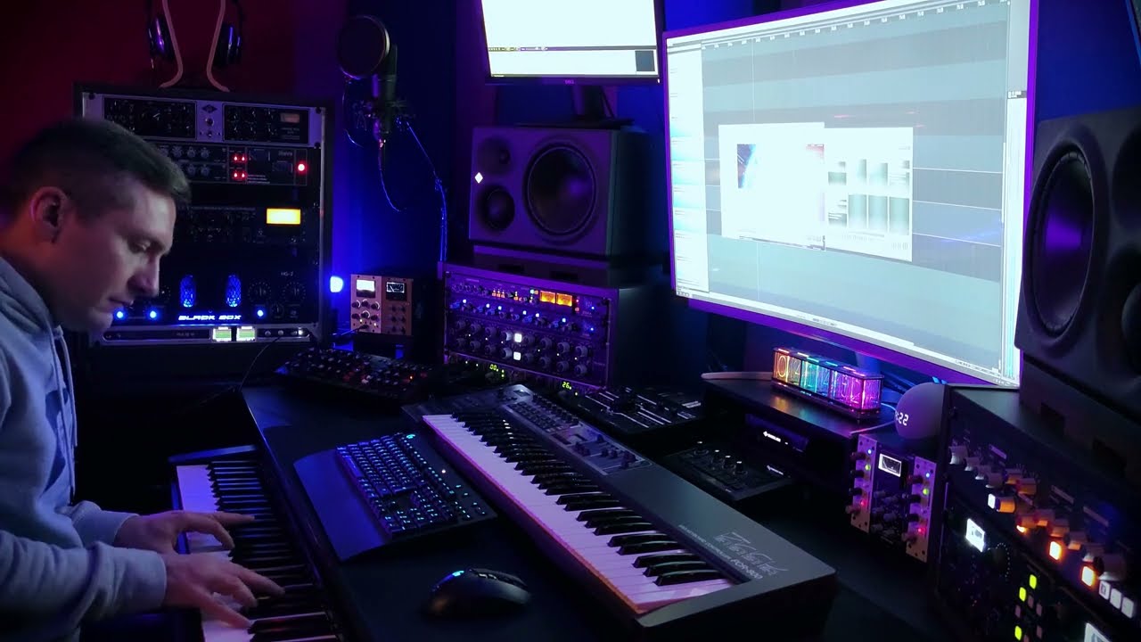 Cinematic mood in the studio