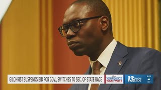 Lt. Gov. Gilchrist suspends bid for Governor, runs for Secretary of State race