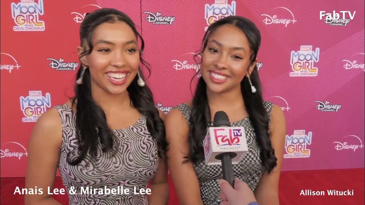 Anais Lee and Mirabelle Lee Attend Disney's Moon Girl & Devil Dinosaur  Premiere - YouTube