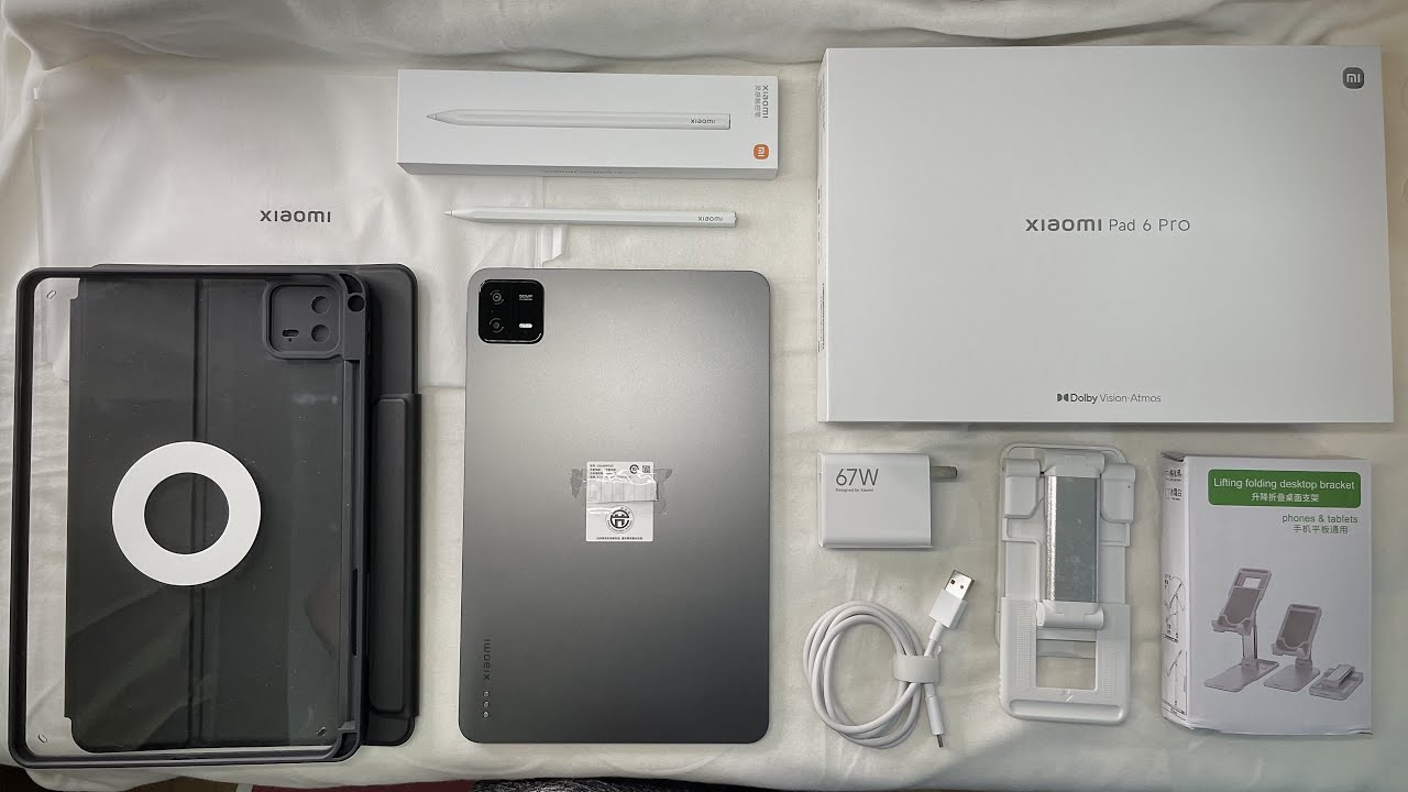 Xiaomi Pad 6 Pro Unboxing🌟 + accessories ✏️ (Xiaomi Smart Pen 2nd  Generation) 