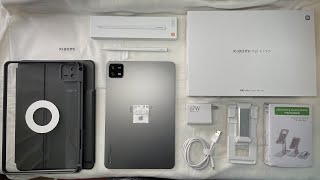 Xiaomi Pad 6 Pro Unboxing🌟 + accessories ✏️ (Xiaomi Smart Pen 2nd Generation)