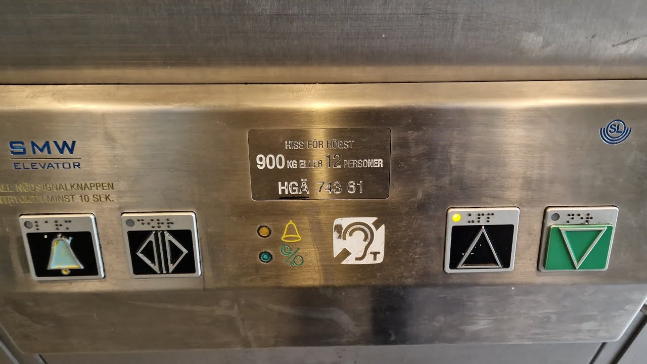 SMW elevator.@ Hägernäs station, Täby, Sweden