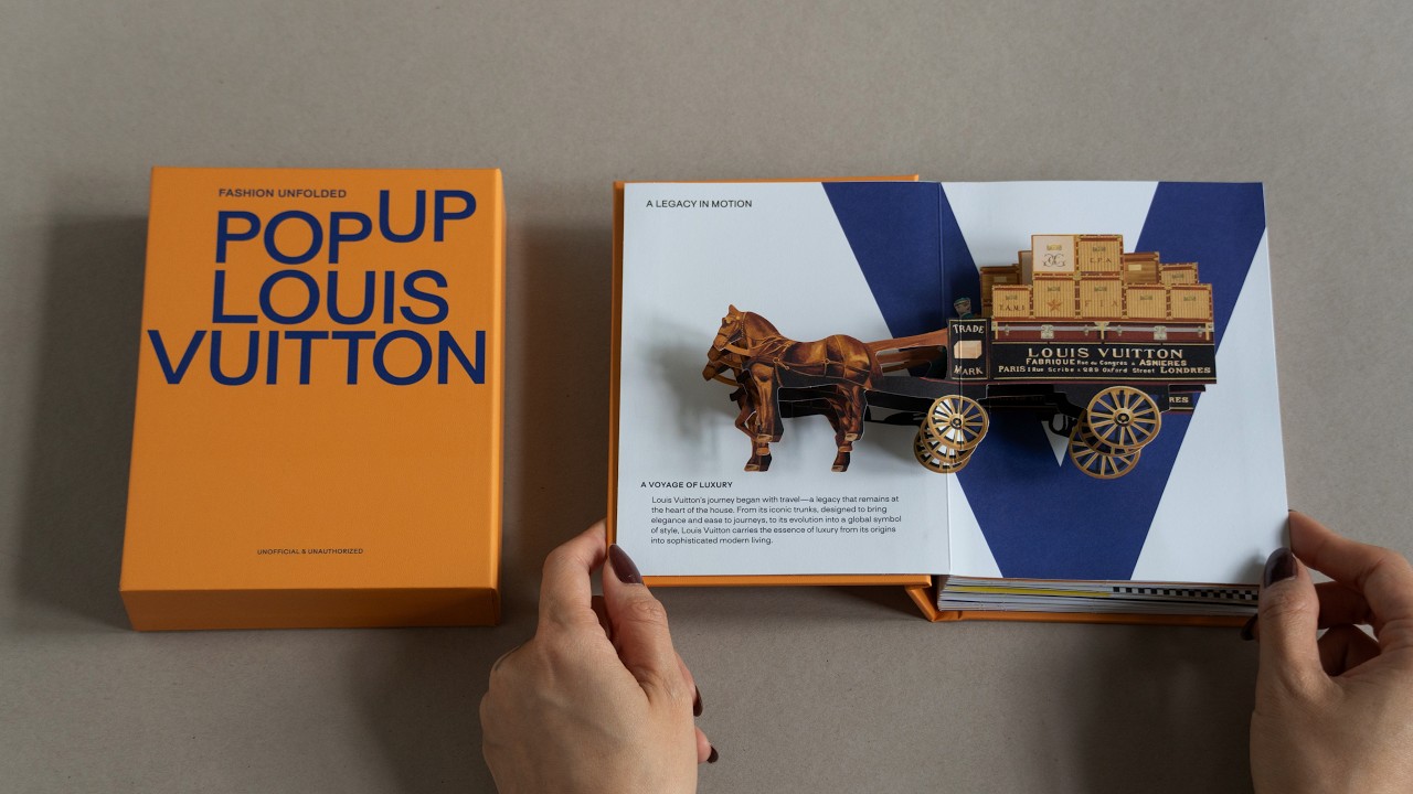 Pop-Up Louis Vuitton Book - YouTube