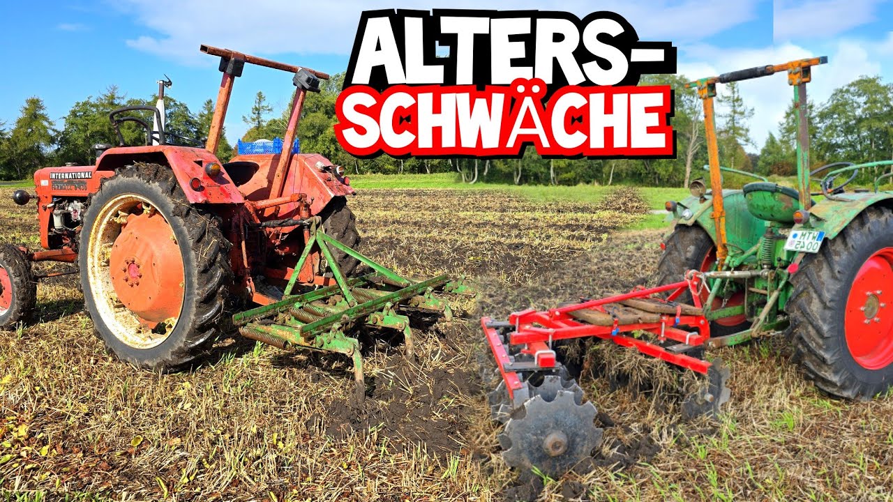 ACKERN mit den OLDIES! | Scheibenegge und Grubber hinterm Deutz F2l612 und McCormick D430 | Mr. Moto