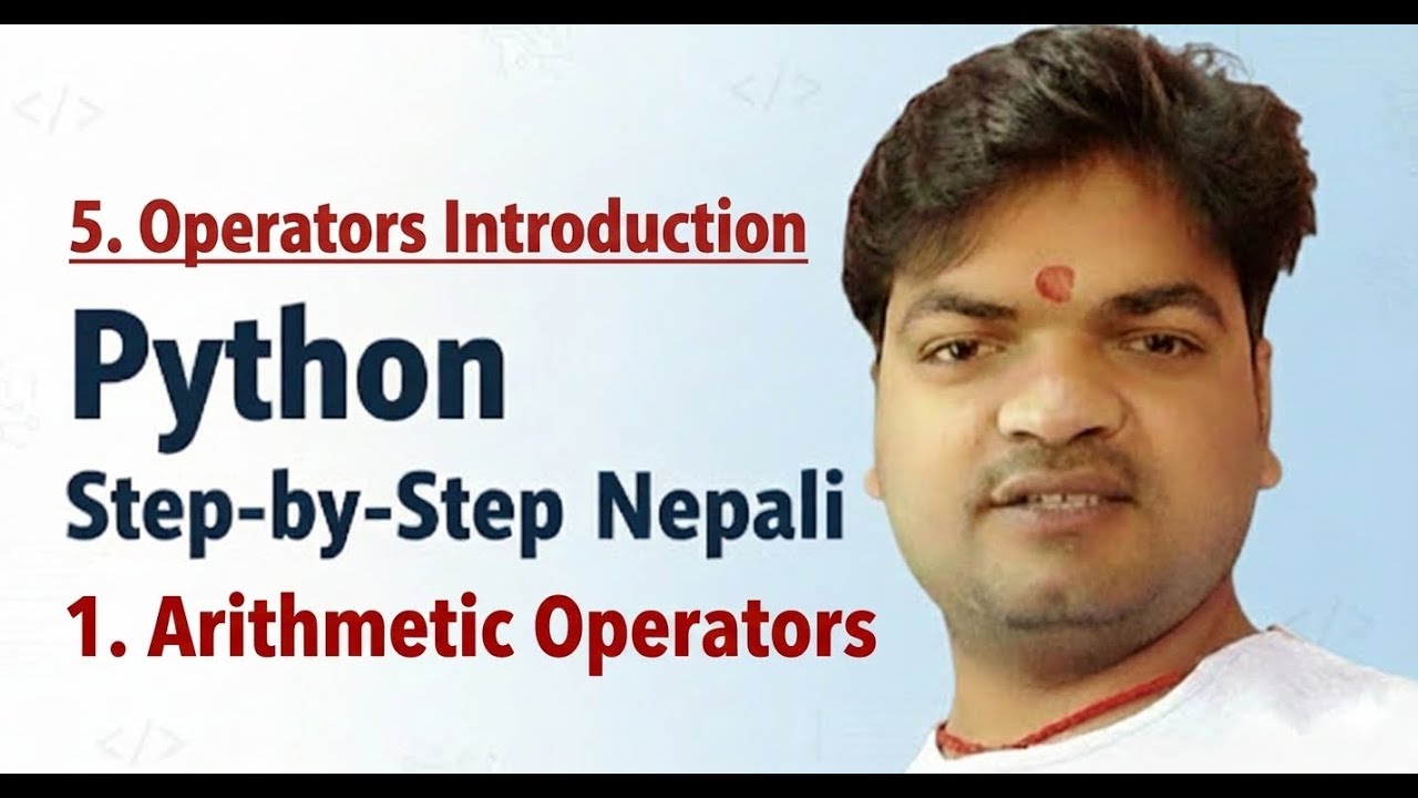5. Operators || Arithmetic Operators || Introduction || Types of ...