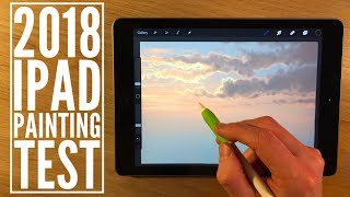 2018 IPAD PAINTING TEST TUTORIAL - How to paint a sky screenshot 2