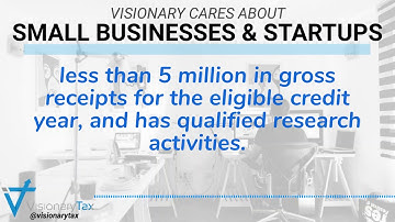 Payroll Tax Credit Offset   R&D Tax Credit