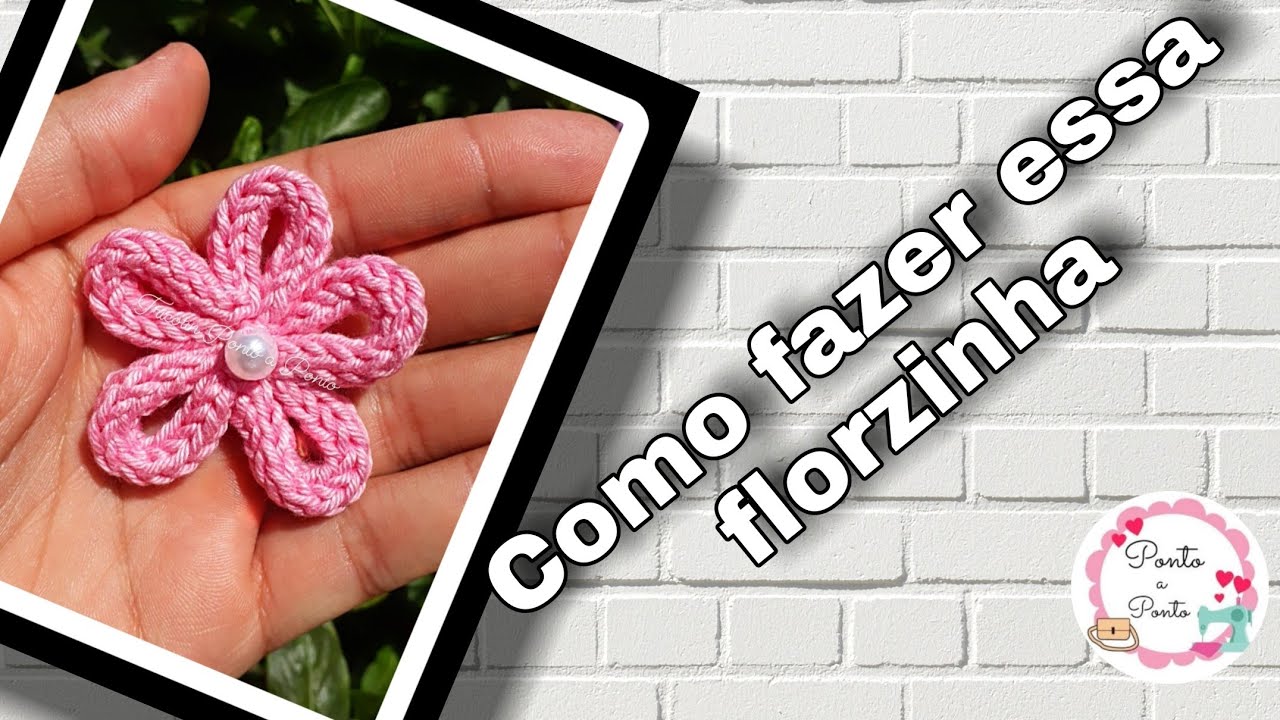 Como fazer flor em tricotin - YouTube