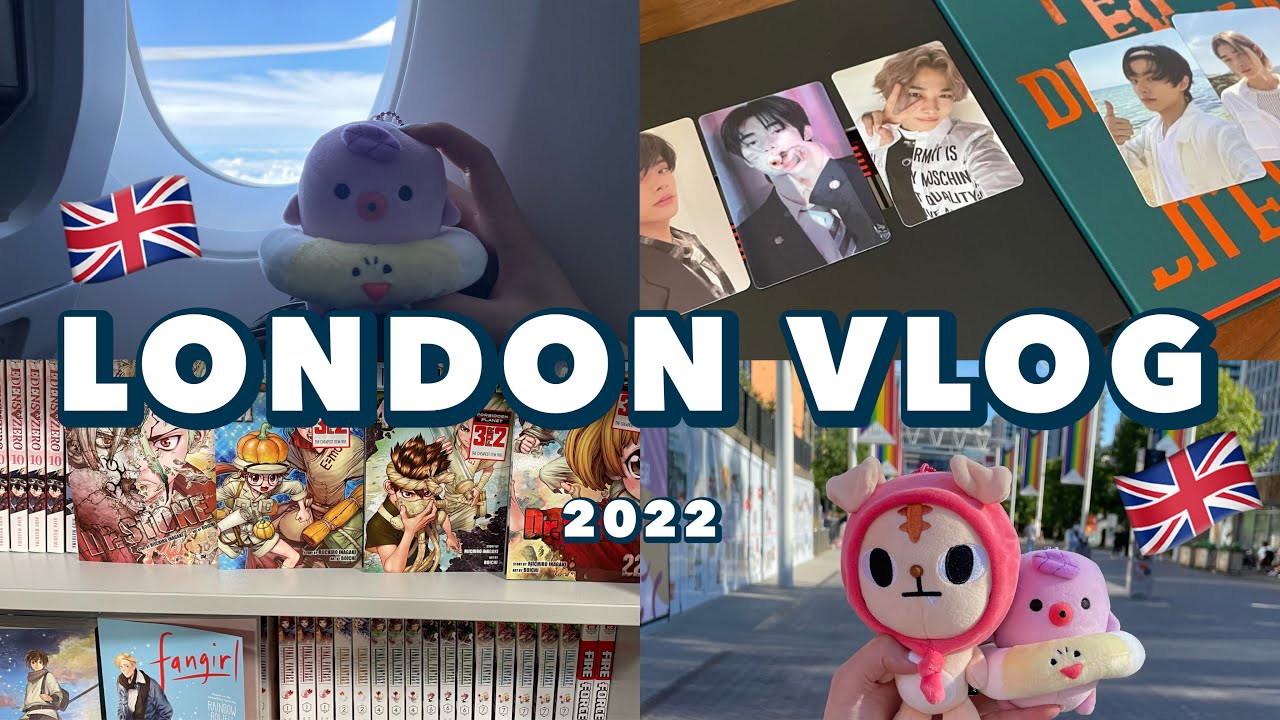 london 2022 vlog | shopping for manga & kpop albums ! ☆