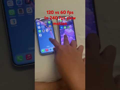 120 FPS vs 60 FPS recorded on 240 fps slow motion iPhone