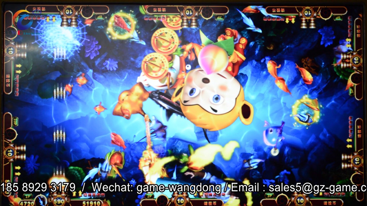 笑傲江湖 Latest Chinese good profit  shooting fishing game machine