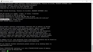 Cisco show version command explained