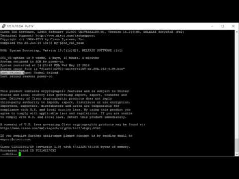 Cisco show version command explained