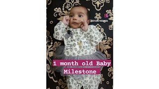 One month old baby Milestone pregnancyjourney onemonthold newborntips newparents