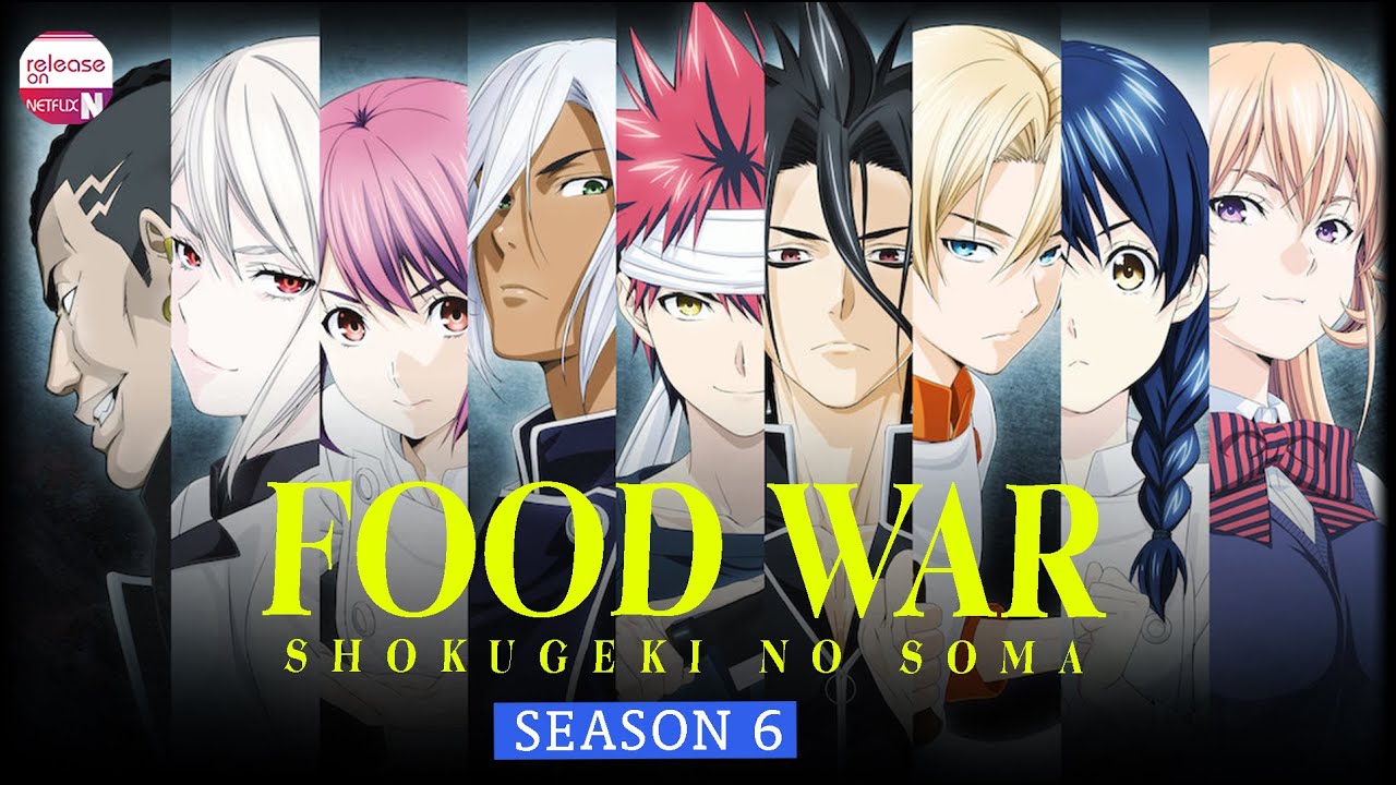 Shokugeki no Souma 6 Temporada Vai Ter? Anime Food Wars Shokugeki
