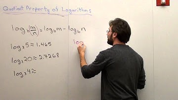 Free Math Lessons Quotient Property of Logarithms
