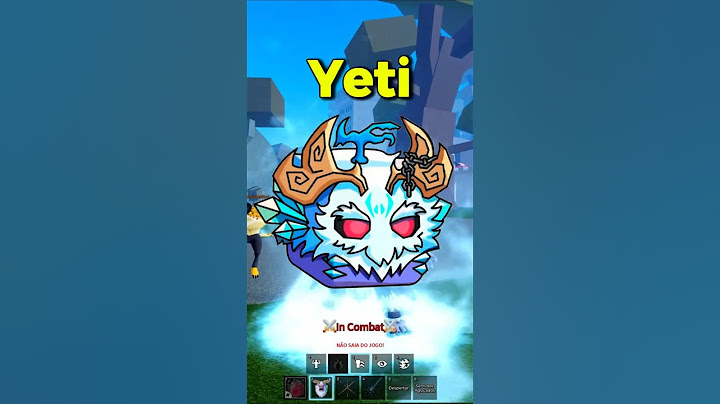 A NOVA FRUTA MAIS OP do BLOX FRUITS #bloxfruits #roblox #yeti