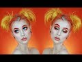 Glitter Festival Makeup + Space Buns with Short Hair CHATTY GRWM | Evelina Forsell