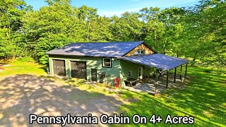 Pennsylvania Cabins On 4+ Acres | Workshop, Barn & Mountain Views | PA Real Estate | Aspen Mansions