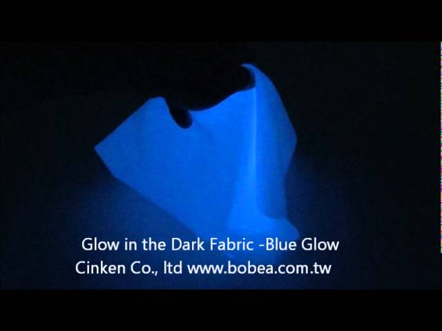 Glow in the Dark Fabric -Blue Glow 