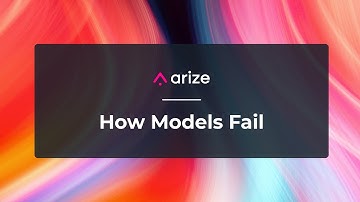 Epic Fail: How Models Fail - Arize AI - ML Observability Un/Summit 2020