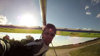 Hang Glider gone wild 1.st Combat flight