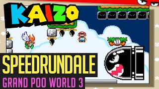 Grand Poo World 3-Speedrun (schwerstes Kaizo/ All Exits) in 3:01:57 von JokerStreamOk | Speedrundale