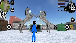 Grand Police Stickman Rope Hero Vegas Gangstar Crime #2 screenshot 4