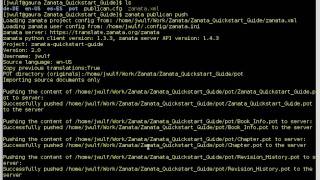 Zanata: Configure Publican Project screenshot 5