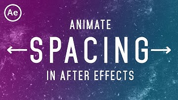 Animated Text Spacing | After Effects Tutorial