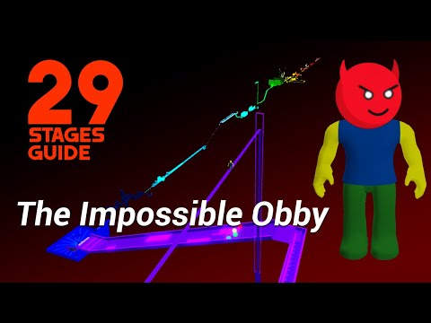 Roblox The Impossible Obby Cyan