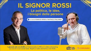 Il signor Rossi.La politica, le idee, i bisogni delle persone.