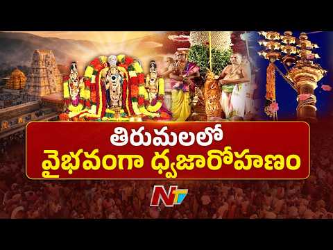 Tirumala Srivari Brahmostavam 2026: తిరుమలలో వైభవంగా ధ్వజారోహణం | NTV Telugu