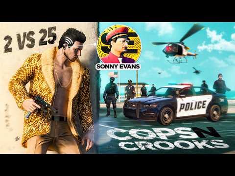 2 v 25 - Cops n Crooks With Sonny Evans and DarkViperAU (Deleted Video)