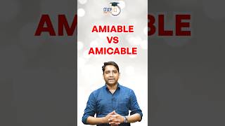 Amiable Vs Amicable | Most Confusing Words Asked in SSC Exams #ssc #english #shorts