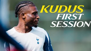Download Lagu Mohammed Kudus' FIRST Spurs training session! MP3 Download Lagu Mohammed Kudus' FIRST Spurs training session! MP3