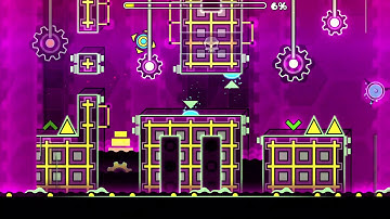 Geometry Dash - Just Processing by JustBasic (Weekly Medium demon)(3 coins)